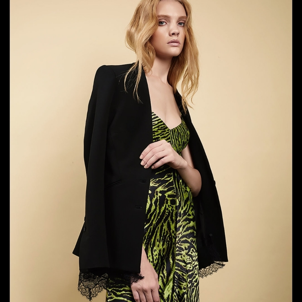 Jonathan Simkhai blazer with lace detail